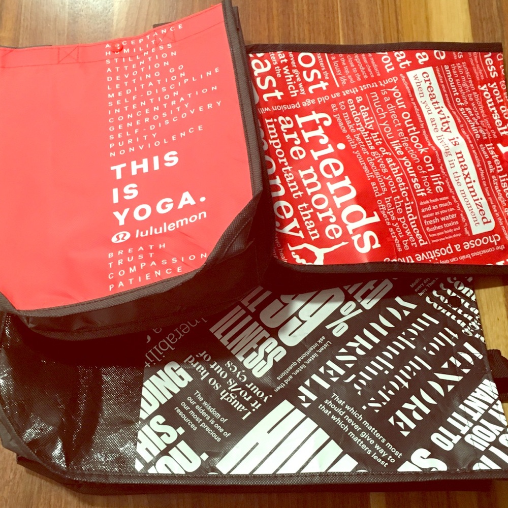 Lululemon Shopping Bags